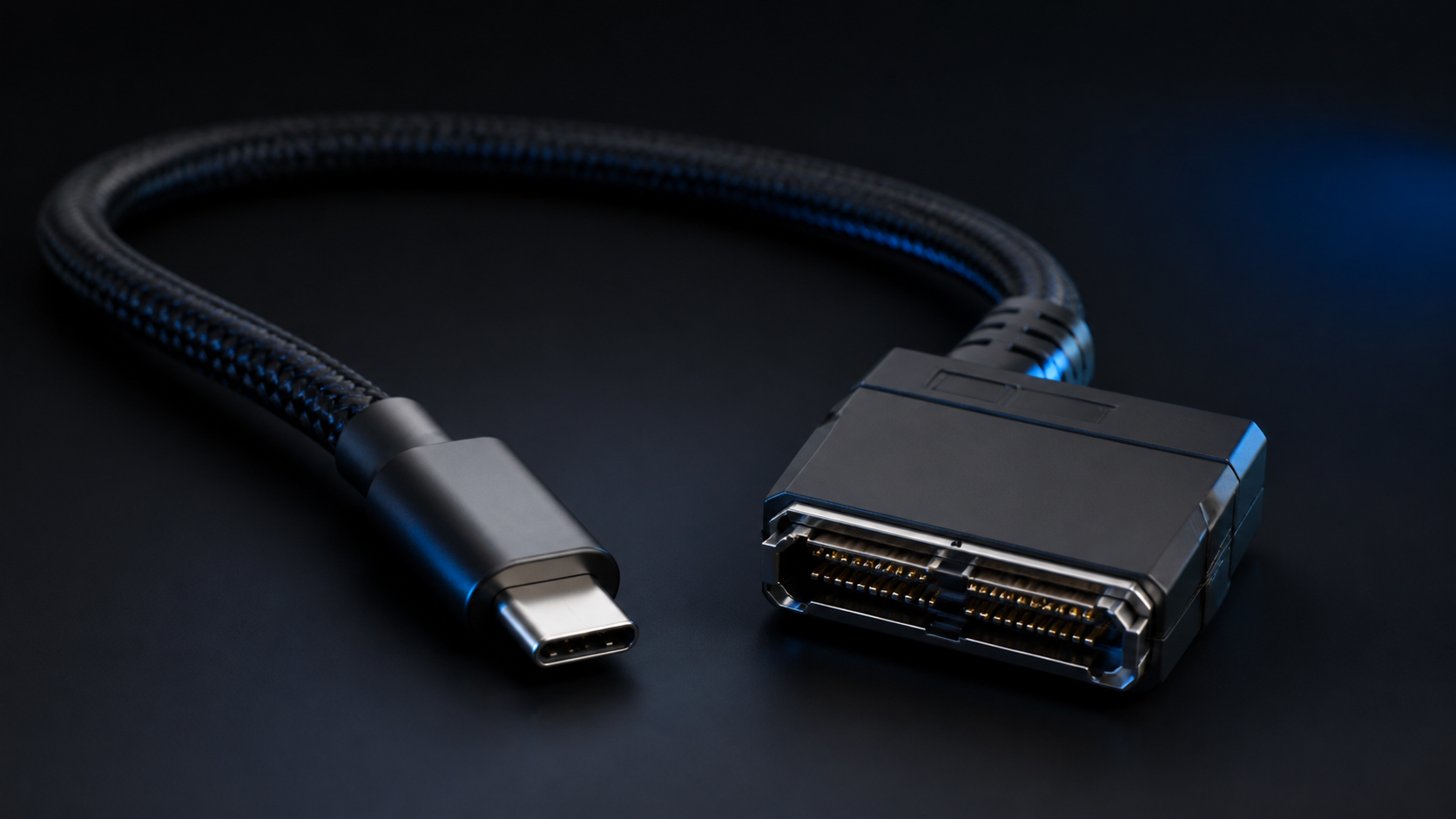 Conceptual illustration of an emerging GPMI cable and connector